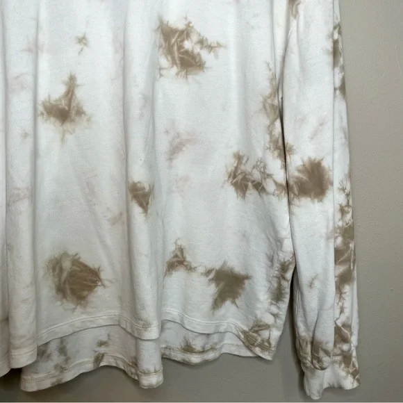 C&C California Green/White Tie Dye Light Weight Long Sleeve Sweater Size Medium - Picture 7 of 10